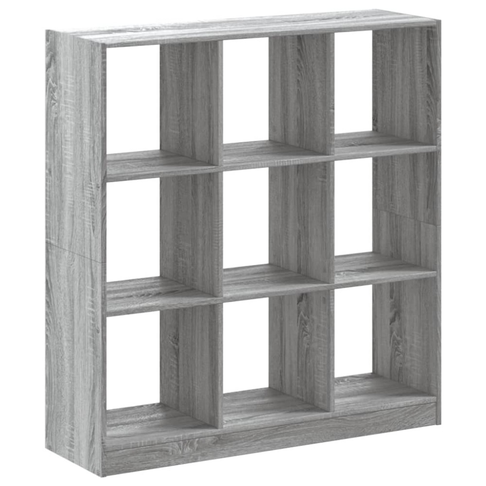 vidaXL Bibliotecă, gri sonoma, 102x32x108 cm, lemn prelucrat