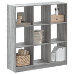 vidaXL Bibliotecă, gri sonoma, 102x32x108 cm, lemn prelucrat vidaXL Bibliotecă, gri sonoma, 102x32x108 cm, lemn prelucrat