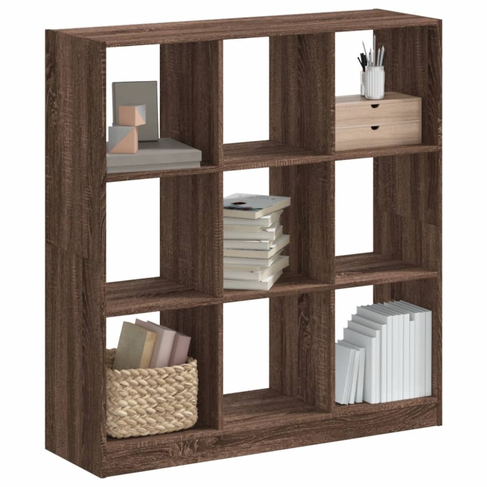 vidaXL Bibliotecă, stejar maro, 102x32x108 cm, lemn prelucrat
