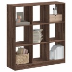 vidaXL Bibliotecă, stejar maro, 102x32x108 cm, lemn prelucrat