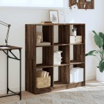 vidaXL Bibliotecă, stejar maro, 102x32x108 cm, lemn prelucrat