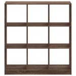 vidaXL Bibliotecă, stejar maro, 102x32x108 cm, lemn prelucrat