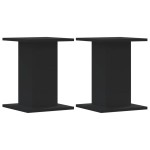 vidaXL Suporturi de plante 2 buc. negru 30x30x40 cm lemn prelucrat vidaXL Suporturi de plante 2 buc. negru 30x30x40 cm lemn prelucrat