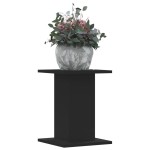 vidaXL Suporturi de plante 2 buc. negru 30x30x40 cm lemn prelucrat vidaXL Suporturi de plante 2 buc. negru 30x30x40 cm lemn prelucrat