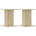 vidaXL Suporturi plante 2 buc. stejar sonoma 30x30x40cm lemn prelucrat vidaXL Suporturi plante 2 buc. stejar sonoma 30x30x40cm lemn prelucrat