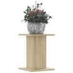 vidaXL Suporturi plante 2 buc. stejar sonoma 30x30x40cm lemn prelucrat vidaXL Suporturi plante 2 buc. stejar sonoma 30x30x40cm lemn prelucrat