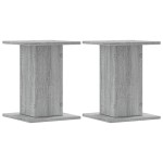 vidaXL Suporturi de plante 2 buc. gri sonoma 30x30x40 lemn prelucrat