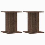vidaXL Suporturi plante 2 buc. stejar maro 30x30x40 cm lemn prelucrat vidaXL Suporturi plante 2 buc. stejar maro 30x30x40 cm lemn prelucrat
