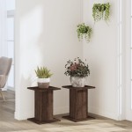 vidaXL Suporturi plante 2 buc. stejar maro 30x30x40 cm lemn prelucrat vidaXL Suporturi plante 2 buc. stejar maro 30x30x40 cm lemn prelucrat