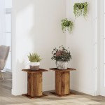 vidaXL Suporturi de plante 2 buc. lemn vechi 30x30x40cm lemn prelucrat vidaXL Suporturi de plante 2 buc. lemn vechi 30x30x40cm lemn prelucrat