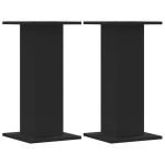 vidaXL Suporturi de plante, 2 buc., negru, 30x30x60 cm, lemn prelucrat vidaXL Suporturi de plante, 2 buc., negru, 30x30x60 cm, lemn prelucrat