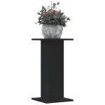 vidaXL Suporturi de plante, 2 buc., negru, 30x30x60 cm, lemn prelucrat vidaXL Suporturi de plante, 2 buc., negru, 30x30x60 cm, lemn prelucrat