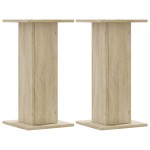 vidaXL Suporturi de plante 2 buc. sonoma 30x30x60 cm lemn prelucrat vidaXL Suporturi de plante 2 buc. sonoma 30x30x60 cm lemn prelucrat