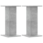 vidaXL Suport de plante, 2 buc., gri beton, 30x30x60 cm lemn prelucrat vidaXL Suport de plante, 2 buc., gri beton, 30x30x60 cm lemn prelucrat