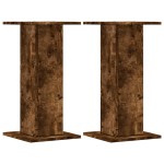 vidaXL Suporturi de plante 2 buc. stejar fumuriu 30x30x60 cm lemn vidaXL Suporturi de plante 2 buc. stejar fumuriu 30x30x60 cm lemn
