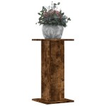 vidaXL Suporturi de plante 2 buc. stejar fumuriu 30x30x60 cm lemn vidaXL Suporturi de plante 2 buc. stejar fumuriu 30x30x60 cm lemn