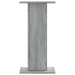 vidaXL Suporturi de plante 2 buc. gri sonoma 30x30x60cm lemn prelucrat vidaXL Suporturi de plante 2 buc. gri sonoma 30x30x60cm lemn prelucrat
