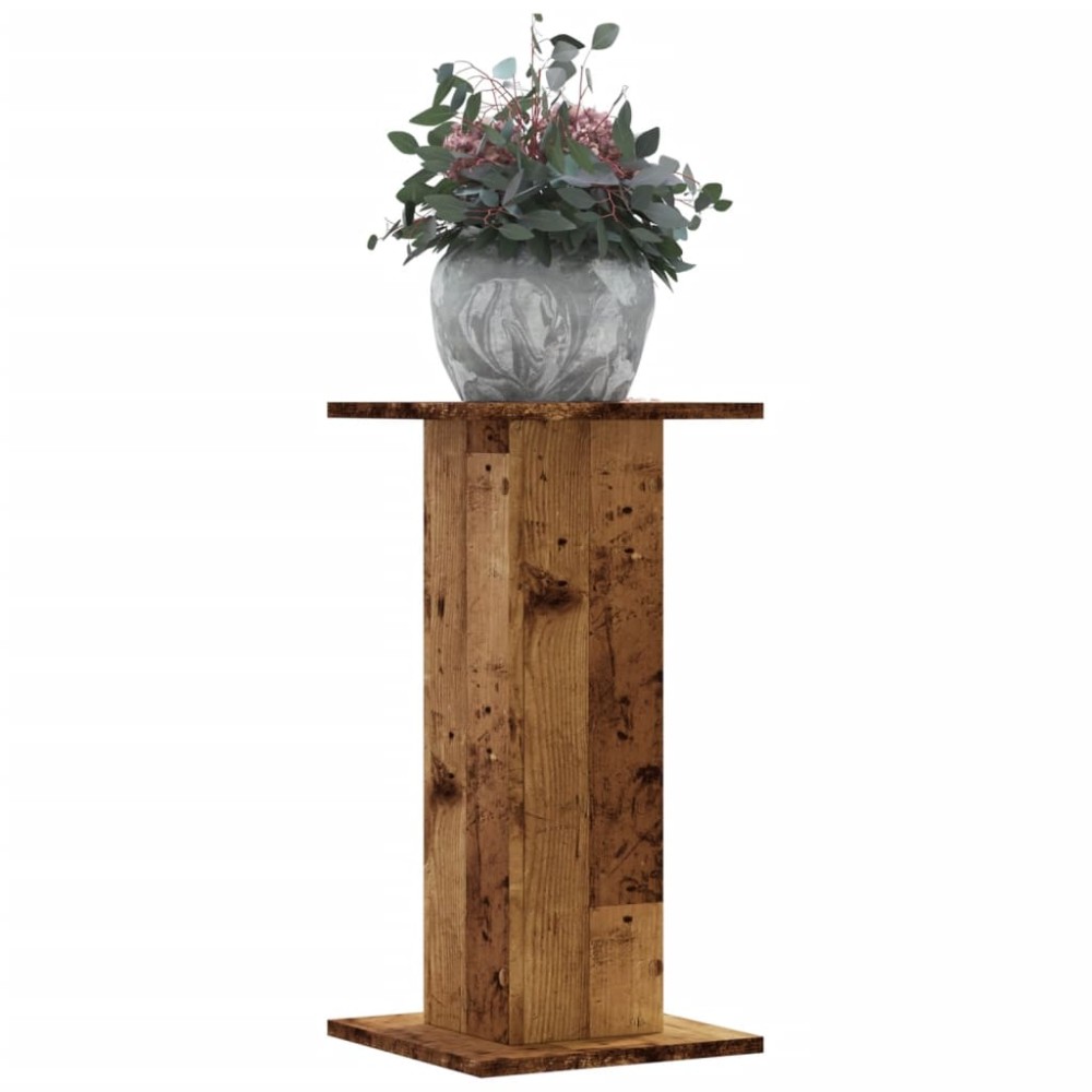 vidaXL Suporturi de plante 2 buc. lemn vechi 30x30x60cm lemn prelucrat