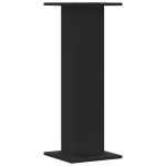 vidaXL Suporturi de plante, 2 buc., negru, 30x30x80 cm, lemn prelucrat vidaXL Suporturi de plante, 2 buc., negru, 30x30x80 cm, lemn prelucrat