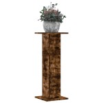 vidaXL Suporturi de plante 2 buc. stejar fumuriu 30x30x80 cm lemn vidaXL Suporturi de plante 2 buc. stejar fumuriu 30x30x80 cm lemn