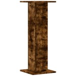 vidaXL Suporturi de plante 2 buc. stejar fumuriu 30x30x80 cm lemn vidaXL Suporturi de plante 2 buc. stejar fumuriu 30x30x80 cm lemn