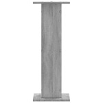 vidaXL Suporturi de plante 2 buc. gri sonoma 30x30x80cm lemn prelucrat vidaXL Suporturi de plante 2 buc. gri sonoma 30x30x80cm lemn prelucrat