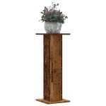 vidaXL Suporturi de plante 2 buc. lemn vechi 30x30x80cm lemn prelucrat vidaXL Suporturi de plante 2 buc. lemn vechi 30x30x80cm lemn prelucrat