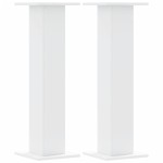 vidaXL Suporturi de plante, 2 buc., alb, 30x30x95 cm, lemn prelucrat vidaXL Suporturi de plante, 2 buc., alb, 30x30x95 cm, lemn prelucrat