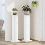 vidaXL Suporturi de plante, 2 buc., alb, 30x30x95 cm, lemn prelucrat vidaXL Suporturi de plante, 2 buc., alb, 30x30x95 cm, lemn prelucrat