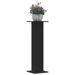 vidaXL Suporturi de plante, 2 buc., negru, 30x30x95 cm, lemn prelucrat vidaXL Suporturi de plante, 2 buc., negru, 30x30x95 cm, lemn prelucrat