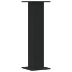 vidaXL Suporturi de plante, 2 buc., negru, 30x30x95 cm, lemn prelucrat vidaXL Suporturi de plante, 2 buc., negru, 30x30x95 cm, lemn prelucrat