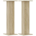vidaXL Suporturi plante 2 buc. stejar sonoma 30x30x95cm lemn prelucrat vidaXL Suporturi plante 2 buc. stejar sonoma 30x30x95cm lemn prelucrat