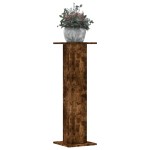 vidaXL Suporturi de plante 2 buc. stejar fumuriu 30x30x95 cm lemn vidaXL Suporturi de plante 2 buc. stejar fumuriu 30x30x95 cm lemn