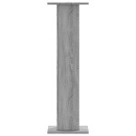 vidaXL Suporturi de plante 2 buc. gri sonoma 30x30x95cm lemn prelucrat vidaXL Suporturi de plante 2 buc. gri sonoma 30x30x95cm lemn prelucrat