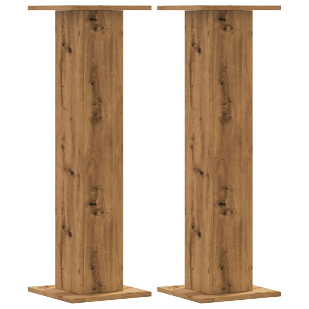vidaXL Suporturi de plante, 2 buc., stejar artizanal, 30x30x95cm, lemn
