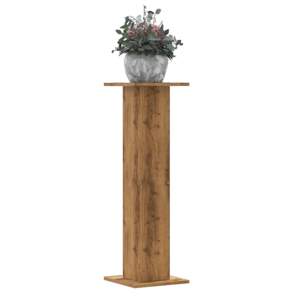 vidaXL Suporturi de plante, 2 buc., stejar artizanal, 30x30x95cm, lemn