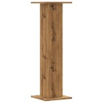 vidaXL Suporturi de plante, 2 buc., stejar artizanal, 30x30x95cm, lemn