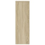 vidaXL Suporturi plante 2 buc stejar sonoma 33x33x100cm lemn prelucrat