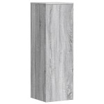 vidaXL Suporturi plante 2 buc. gri sonoma 33x33x100cm lemn prelucrat vidaXL Suporturi plante 2 buc. gri sonoma 33x33x100cm lemn prelucrat