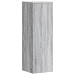 vidaXL Suporturi plante 2 buc. gri sonoma 33x33x100cm lemn prelucrat vidaXL Suporturi plante 2 buc. gri sonoma 33x33x100cm lemn prelucrat