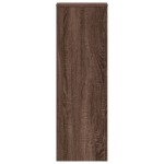 vidaXL Suporturi plante 2 buc. stejar maro 33x33x100 cm lemn prelucrat