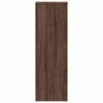 vidaXL Suporturi plante 2 buc. stejar maro 33x33x100 cm lemn prelucrat