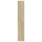 vidaXL Dulap înalt cu LED stejar sonoma 41,5x32,5x200cm lemn prelucrat vidaXL Dulap înalt cu LED stejar sonoma 41,5x32,5x200cm lemn prelucrat