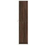vidaXL Dulap înalt cu LED stejar maro 41,5x32,5x200 cm lemn prelucrat vidaXL Dulap înalt cu LED stejar maro 41,5x32,5x200 cm lemn prelucrat