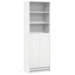vidaXL Dulap înalt cu LED alb 69x32,5x200 cm lemn prelucrat vidaXL Dulap înalt cu LED alb 69x32,5x200 cm lemn prelucrat