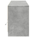 vidaXL Dulap TV cu LED, gri beton, 180x34x50 cm, lemn prelucrat