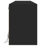 vidaXL Dulap TV de perete cu lumini LED, negru, 180x31x45 cm vidaXL Dulap TV de perete cu lumini LED, negru, 180x31x45 cm