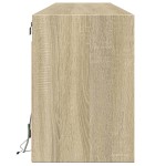 vidaXL Dulap TV de perete cu lumini LED, stejar sonoma, 180x31x45 cm vidaXL Dulap TV de perete cu lumini LED, stejar sonoma, 180x31x45 cm