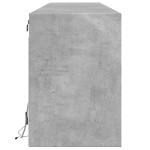 vidaXL Comodă TV de perete cu lumini LED, gri beton, 180x31x45 cm vidaXL Comodă TV de perete cu lumini LED, gri beton, 180x31x45 cm