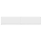 vidaXL Comodă TV de perete cu lumini LED, alb, 180x31x38 cm vidaXL Comodă TV de perete cu lumini LED, alb, 180x31x38 cm